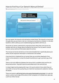 Image result for Free Car Owners Manual