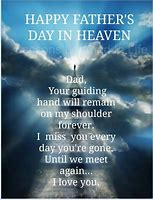 Image result for Happy Father's Day Dad in Heaven Quotes