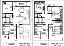 Image result for Duplex House Plans 30X40