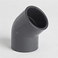 Image result for PVC Elbow 45 Grey