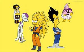 Image result for Dragon Ball Z Simpsons