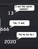 Image result for Numbers List Meme