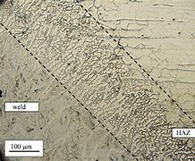 Image result for heat affected zones microstructures