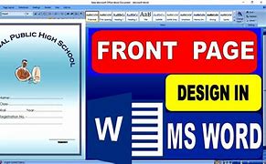 Image result for Border for Front Page in MS Word