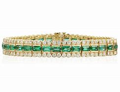 Image result for Emerald and Diamond Bracelet