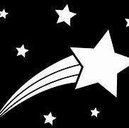 Image result for White Shooting Star Vector