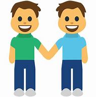 Image result for Men Holding Hands Emoji