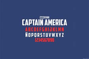 Image result for Captain America Font