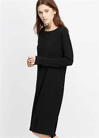 Image result for Black Long Sleeve Shirt Dress