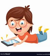 Image result for Child On Phone Clip Art