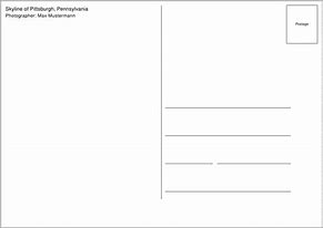Image result for 4X6 Postcard Template Word