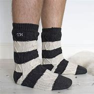 Image result for Men's Monogrammed Slippers