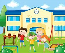 Image result for School Playground Cartoon