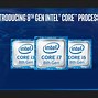 Image result for Intel I5 Core 8th Generation 8550U CPU