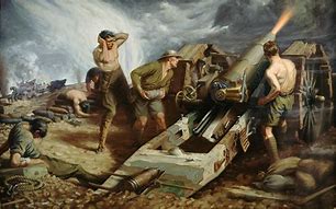 Image result for WW1 Artillery Art
