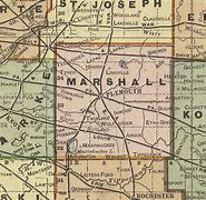 Image result for Marshall County Indiana Township Map