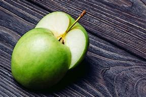 Image result for Green Apple Cut Open