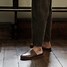 Image result for Men's Backless Leather Slippers