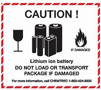 Image result for Lithium Battery Warning Label