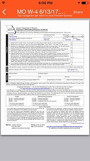 Image result for Form MO W 4 Printable