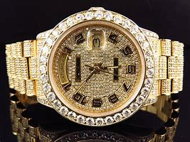Image result for Gold Watch with Diamonds
