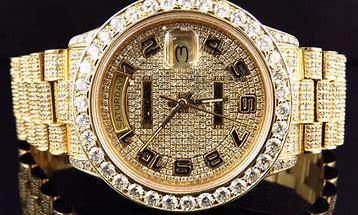 Image result for Gold Watch with Diamonds