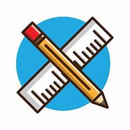 Image result for Cartoon Ruler and Pencil