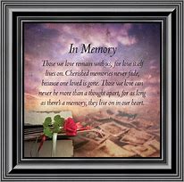 Image result for Memory Lost Loved Ones Quotes