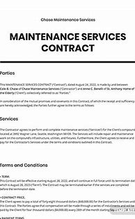 Image result for Service Contract Form Template