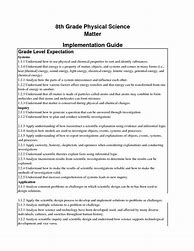 Image result for 8th Grade Physical Science Worksheets