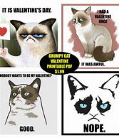 Image result for Grumpy Cat Valentine's Day Meme