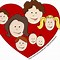 Image result for Family Heart Cartoon