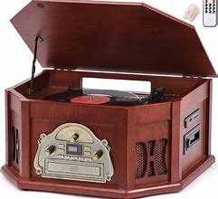 Image result for Retro Record Player Turntable White Old