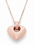 Image result for Heart Necklace 14K Rose Gold