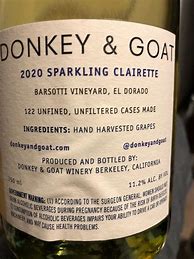 Image result for Donkey Goat Clairette Blanche Pet Nat Clairette