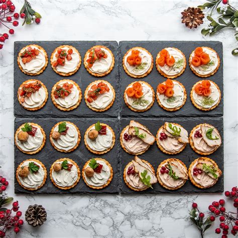 Easy Christmas Canapés 4 Ways | Christmas canapes, Recipes, Canapes