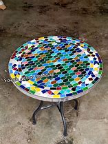 Image result for Moroccan Mosaic Table Garden