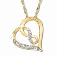Image result for Kay Jewelers Yellow Gold Heart Necklace