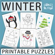 Image result for School Puzzles Winter