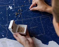Image result for Push Pin Us Map