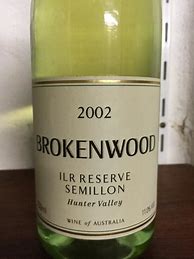 Bildergebnis für Brokenwood Semillon ILR Reserve