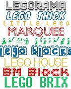 Image result for LEGO Box Font