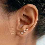 Image result for 2mm Diamond Stud Earrings