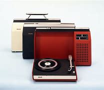 Image result for Record Player From the 1970s Modern Plastic White