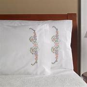 Image result for Stamped Cross Stitch Pillowcases