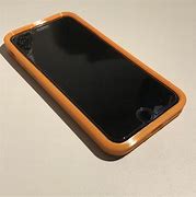 Image result for Soft TPU Orange iPhone 12 Black Back