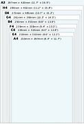 Image result for Executive Paper Size Inches
