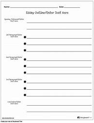 Image result for Compare and Contrast Essay Outline Worksheet