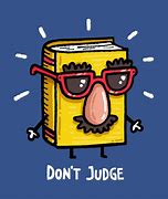 Image result for Don't Judge a Book by Its Cover Cartoon