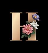 Image result for Letter H Flower Design